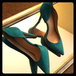 Jessica Simpson Teal Pumps
